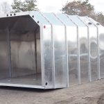 outside aluminum container